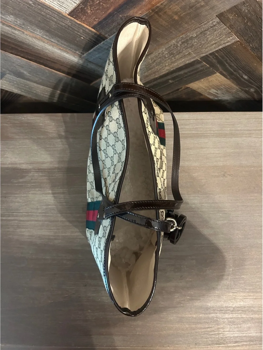 Gucci GG Canvas Jolie Tote Bag